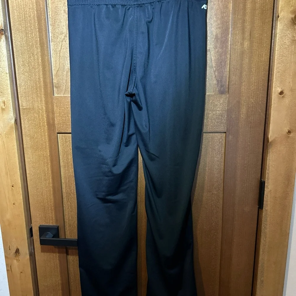 Nike Track‎ Pants Mens Large Black Wide Leg Y2K Vintage Athletic Dept Swoosh